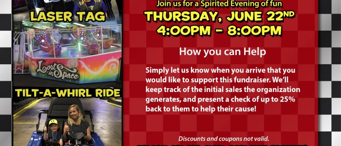 July 27 – Incredible Pizza Support ALIVE Night